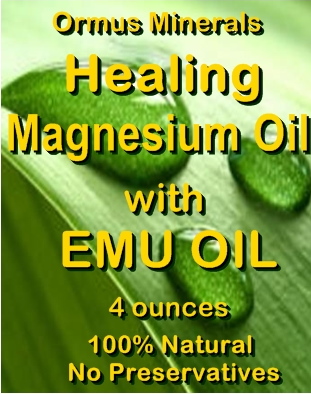 Ormus Minerals -Magnesium Oil with EMU Oil