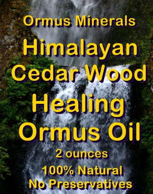 Ormus Minerals -Himalayan Cedar Wood Healing Ormus Oil